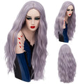 MSIWIGS 70CM Long Pink Wavy Wigs Cosplay Lolita Synthetic Women' s Blonde Wig 29 Colors Heat Resistant Hair