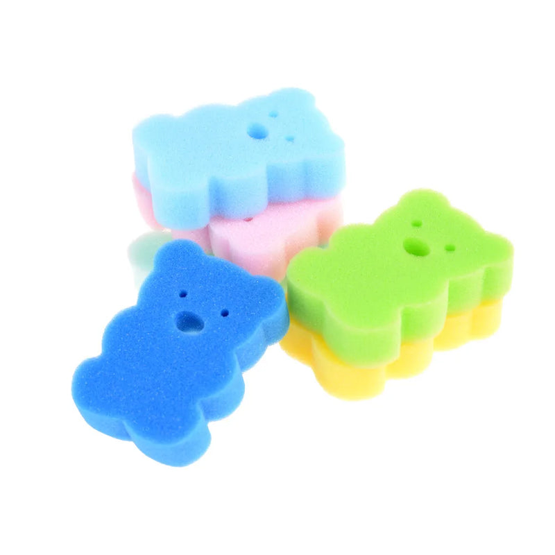New Baby Infant Shower Wash Bath Brushes Towel Accessories Child Bath Brushes Sponge Rub Sponge Cotton Rubbing Body