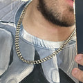 Hiphop Heavy Cuban Link Chains Necklaces Male Gold Color Stainless Steel Long Neck Necklace For Men Women Jewelry 2023 Collares