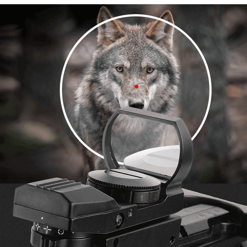 Hot 20mm Rail Riflescope Hunting Optics Holographic Red Dot Sight Reflex 4 Reticle Scope Collimator Sight