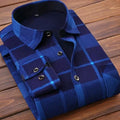 Winter Men's fashion smart casual striped long Sleeve | SAMAG