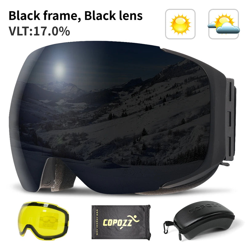 COPOZZ Magnetic Ski Goggles with 2s Quick - Change Lens - View 8 | SAMAG