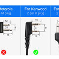 Retevis TK3107 H777 Walkie Talkie Two-pin USB Programming Cable for Baofeng UV-5R UV-82 Retevis RT22 RT15 RT81 Win XP/7/8 System