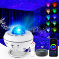 New WiFi Tuya Smart LED Star Galaxy Projector Ocean Wave Starry Sky Night Light Nebula Atmospher Lamp Blueteeth USB Music Player