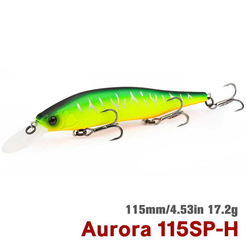 TSURINOYA 115mm 17.2g Suspending Minnow Fishing Lure - View 21 | SAMAG