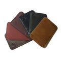 Fashion 100% Genuine Leather Thin Bank Credit Card Case Mini Card Wallet Men Bus Card Holder Cash Change Pack Business ID Pocket