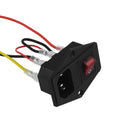 3D Printer Parts Accessories Rocker Switch Power Connector Plug Power Socket Switch Voltage Current 15 A 220 V / 110 V