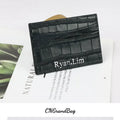Classic Crocodile Pattern Card Holder Men Women Genuine Leather Leather Credit Card Case ID Card Holder Wallet Purse Pouch