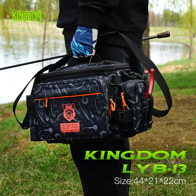 Kingdom Waterproof Fishing Bag 44x21x22cm Portable Tackle | SAMAG