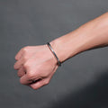 Vnox Vintage Stainless Steel Bangle for Men Women Mobius Twisted Cuff Bracelet Unisex Casual Pulseira - Visuel 3 | SAMAG