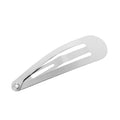 1 Pack 50pcs Silver Tone Snap Hair Clips Craft Bow Headwear Decoration DIY 4/5/6cm Hot