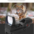 Hot 20mm Rail Riflescope Hunting Optics Holographic Red Dot Sight Reflex 4 Reticle Scope Collimator Sight