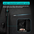 Tigernu Men's Backpack Fashion Travel Backpacks Male Anti Theft USB Charging 15.6 Laptop Backpack Waterproof School Bags For Men