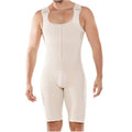Men's Shapewear Bodysuit Full Body Shaper Compression Slimming Suit Breathable Zipper Corset Butt Lifter Leg Tummy Control Belt