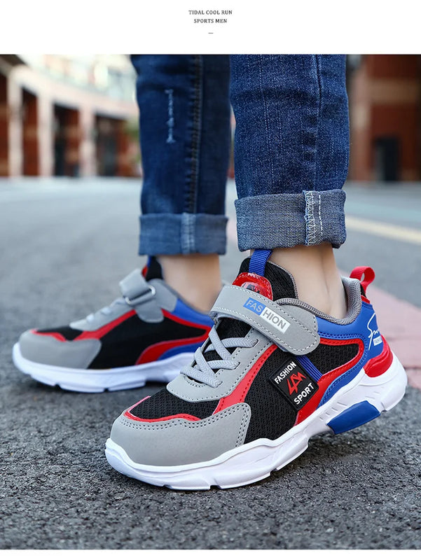 All Seasons Kids' Sneakers Children's Fashion Sports Shoes Boys' Running Leisure Breathable Outdoor Shoes Lightweight Breathable