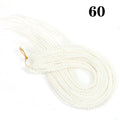 AZIR Senegalese Twist Hair Crochet Braids 24 inch 30 Roots/pack Synthetic Crochet Hair Senegalese Braids Twist Hair for Braids