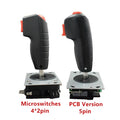 1Pc Flight Stick For Arcade Game Cabinet High Quality Metal PVC Mini Grap Flight Joystick Trigger Top Fire Button Vibration