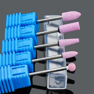 Pink Ceramic Stone Burr Drill Bits Milling Cutter | SAMAG
