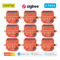 LoraTap Tuya ZigBee 3.0 2 Gang Light Switch Relay Module Google Home Alexa Echo Remote Control Work with Zigbee2MQTT DIY