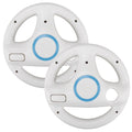 2PCS Plastic Innovative and ergonomlc design Game Racing Steering Wheel For Nintendo Wii Kart Racing Game Remote Controller