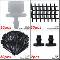 KESLA Garden Drip Irrigation Kit for 4/7mm 1/4'' Hose Automatic Watering Sprinkler Dripper Tee Connector Misting Cooling System