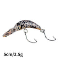 Mini Minnow Wobblers Triangle Hooks Fish Popper Bass | SAMAG