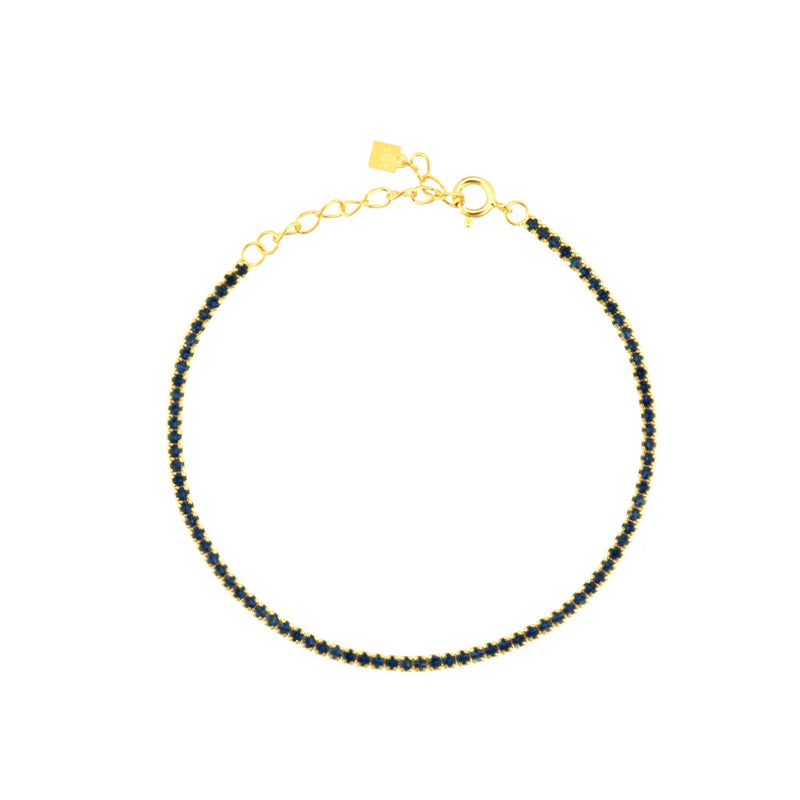 ANDYWEN 925 Sterling Silver 1.5mm Tennis Zircon Charm Long Chain Necklace Rock Punk Fashion Fine Jewelry Gift Wedding Party