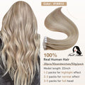 Full Shine Tape In Hair Extensions Human Hair 100% Remy Natural Human Hair Seamless Skin Weft Seamless Color Glue For Women