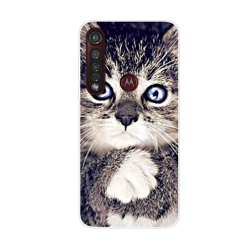 For Motorola Moto G8 Power Case Shockproof Soft silicone TPU Back Cover For Moto G8 Power Lite Phone Cases Case G8 Plus Cartoon