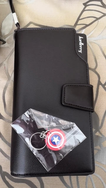 New Card Holder Men Wallets Business Long Design Quality Fashion Casual Men Purse Zipper Multi-function Wallets