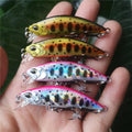 Tsurinoya 4PC 50mm 5g Sinking Minnow Artificial Bait for Trout Bass Fishing Wobbler Laser Hard Long Cast Fishing Lure DW63