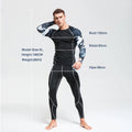 Men's Thermal Underwear Set MMA Tactics Fitness Leggings Base Compression Sports Suit Underwear Long Johns Men Clothing Brand