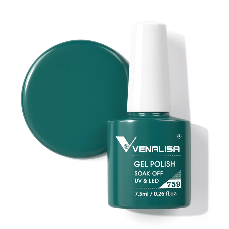VENALISA Non Cleansing Topcoat Nail Art 7.5ml Soak off Base Coat Foundation No Wipe Top Coat Nail Gel Funny Bunny Gel Varnish