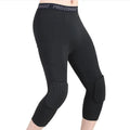 Safety Anti-Collision Basketball Shorts Men Fitness Training 3/4 Leggings With Knee Pads Sports 3XL Compression Trousers