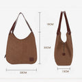 Simple Style Canvas Shoulder Bags For Women Large Capacity Handbag Fashion Shopper Totes Bag High Qualty Purse bolsa feminina