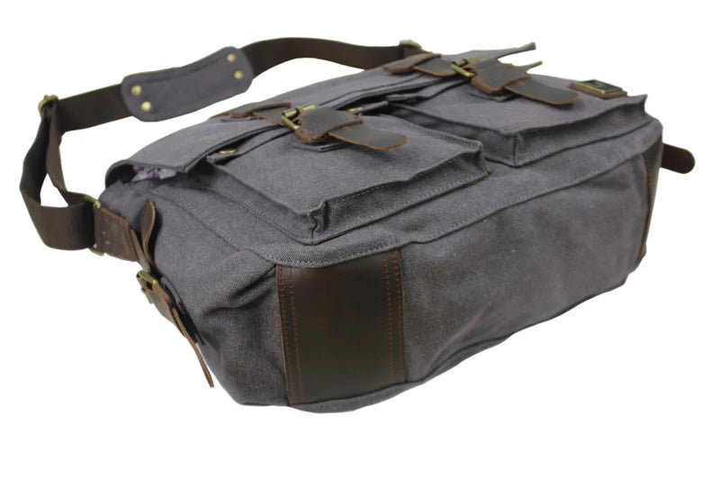 I AM LEGEND Will Smith Canvas +Genuine leather Men Messenger Bag Canvas Shoulder Bag men Crossbody Bag Sling Casual Bag Satchel
