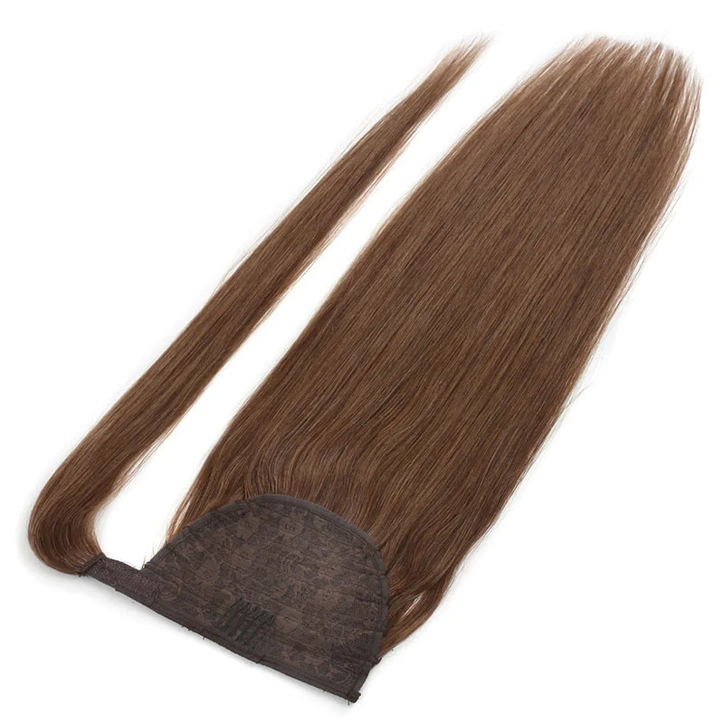 BHF Ponytail Human Hair Remy Straight European Ponytail Hairstyles 100g 100% Natural Hair Horse Tail Clip in Extensions