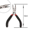 Mini Pliers Tools Set for Jewelry Making Beading round Flat Long Needle Nose Cutting Wire Complete Beading Jewelry Equipment Kit