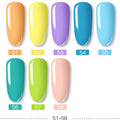 ROSALIND Gel Polish Manicure for Nails Semi Permanent Vernis top coat UV LED Gel Varnish Soak Off Nail Art Gel Nail Polish