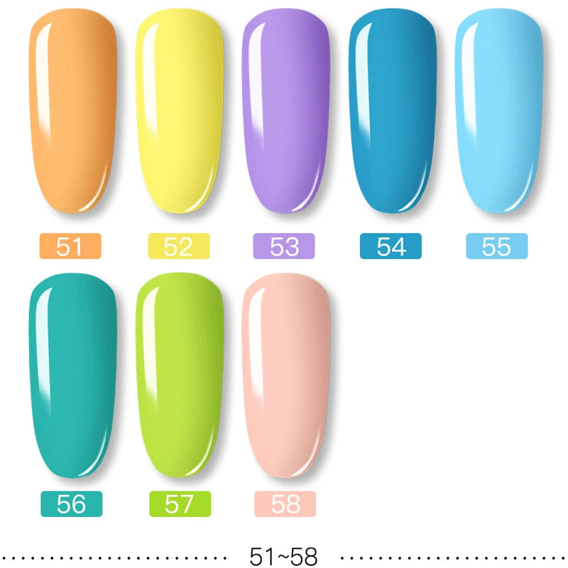 ROSALIND Gel Polish Manicure for Nails Semi Permanent Vernis top coat UV LED Gel Varnish Soak Off Nail Art Gel Nail Polish