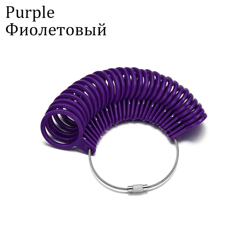 Professional Measuring Gauge Finger Ring Stick Sizer UK/US Official British/American For DIY Fashion Jewelry Measuring Tools Set