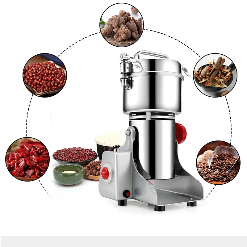 BioloMix 800g 700g Grains Spices Herbals Cereals Coffee Dry Food Grinder Mill Grinding Machine Gristmill Flour Powder crusher