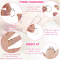 8Pcs/lot Silicone Invisible Clear Ring Size Adjuster Resizer Loose Reducer Sizer Fit Any Jewelry Tools - Visuel 6 | SAMAG