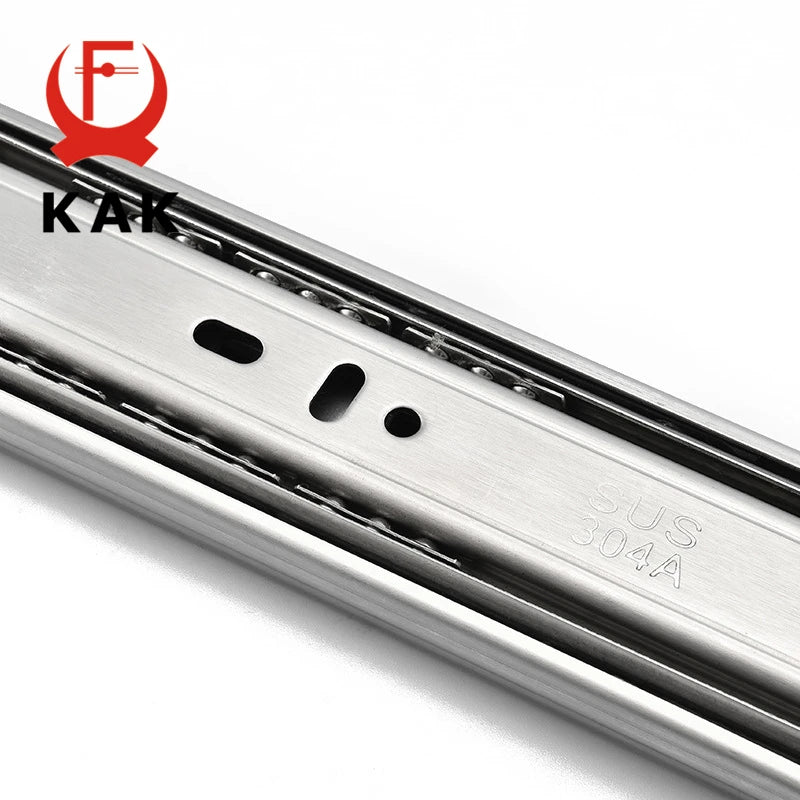 KAK 10" - 22" Stainless Steel Drawer Slides Soft Close | SAMAG