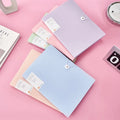 A4 30/60/80/100 Pages Plastic Budget Binder File Folder  Documents Booklet Leaflet Student Office Desk Supplies Organizer