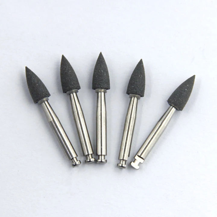 Dental Silicone Grinding Head Amalgam/Metal Polisher For Low-Speed Handpiece Contra angle Composite Teeth Polishing RA Stone