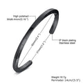 Vnox Vintage Stainless Steel Bangle for Men Women Mobius Twisted Cuff Bracelet Unisex Casual Pulseira - Visuel 15 | SAMAG