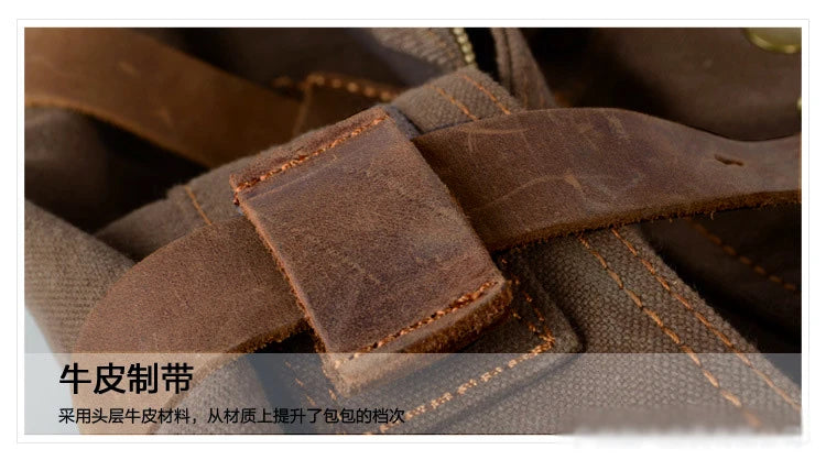 I AM LEGEND Will Smith Canvas +Genuine leather Men Messenger Bag Canvas Shoulder Bag men Crossbody Bag Sling Casual Bag Satchel