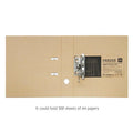 Deli Large Ring Binder A4 File Folder Kraft Paper Archivador Anillas A4 Folder For Documents Organizer Big Ring Binder Folder A4