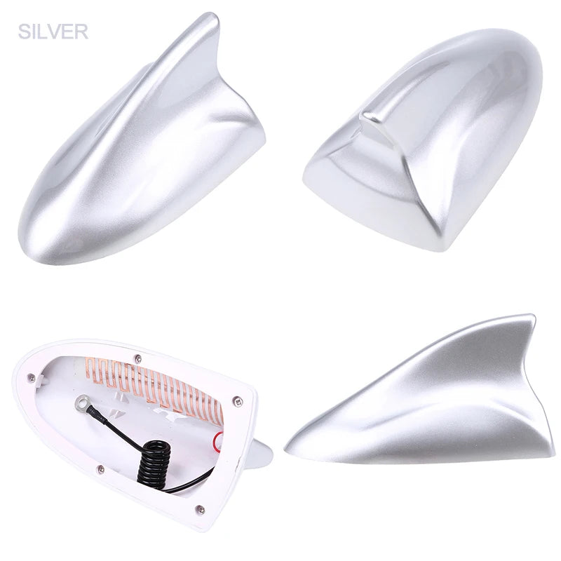 Car Shark Fin Antenna Roof Decoration Aerial Radio FM Signal for Ford Fiesta Kia BMW Citroen C4 Mini Cooper Opel 안테나 форд фиеста